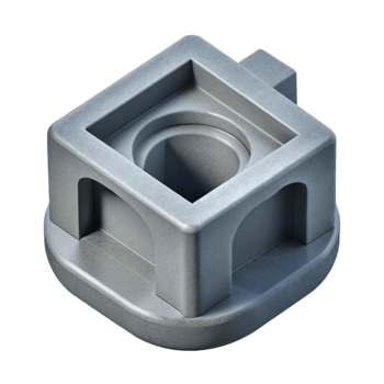 beautiful creative Grey 3d Printed Part Isometric View Transparent Background professional png
