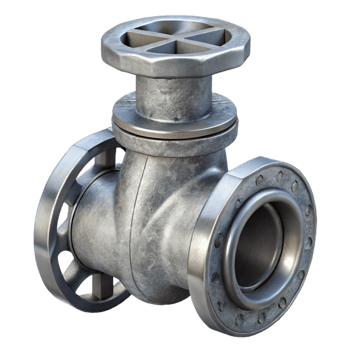 beautiful contemporary Grey Metal Pipe Valve Close Up Cutout detailed png
