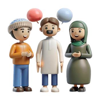 stunning creative Group of People Speaking Different Languages Isolated high resolution png