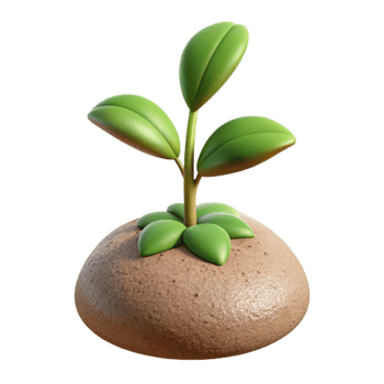 stunning artistic Growing Plant Timelapse Sequence Transparent Background premium png