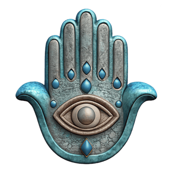 impressive creative Hand Drawn Hamsa Symbol Isolated Element original png
