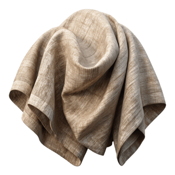 extraordinary artistic Hand Dyed Linen Fabric with Natural Texture Isolated Element genuine png