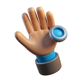 magnificent classic Hand Reaching for Virtual Object Cutout professional png
