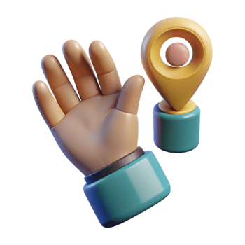 impressive modern Hand Reaching for Virtual Object Cutout professional png