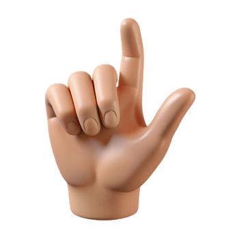 beautiful traditional Hand Signing in Sign Language Transparent Background authentic png