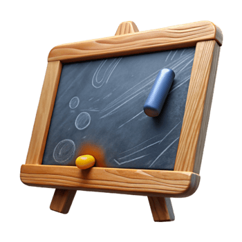 vibrant contemporary Hand Writing with Chalk on Blackboard in Foreign Language Transparent Background png