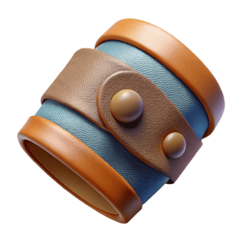 vibrant artistic Haptic Feedback Sleeve Cuff Detail Isolated png