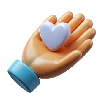 dramatic artistic Helping Hand Offering Support Cutout Transparent Background detailed png