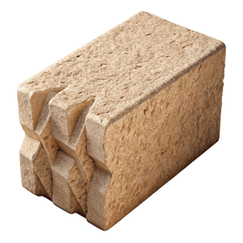 vibrant artistic Hempcrete Wall Section Rough Texture Cutout Element genuine png