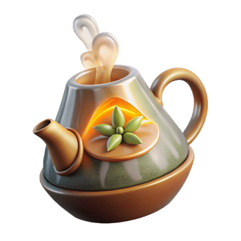 beautiful abstract Herbal Infusion Steam Isolated with Soft Lighting authentic png
