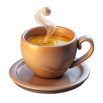 extraordinary traditional Herbal Teacup Steam Rising Isolated png