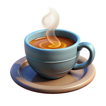 vibrant traditional Herbal Teacup Steam Rising Isolated exclusive png