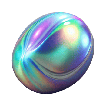 impressive classic Holographic Effect Transparent Background Realistic png