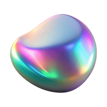 beautiful artistic Holographic Gradient Mesh Overlay Isolated Element png