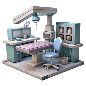 extraordinary artistic Hospital Operating Room with Equipment Cutout Element original png