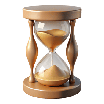 extraordinary vintage Hourglass Flowing Sand Closeup Isolated professional png