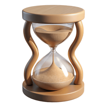 vibrant vintage Hourglass Full of Sand Top Angle Cutout high quality png