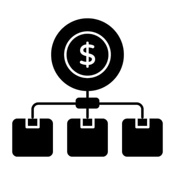 Conceptual flat design of cash on delivery vector