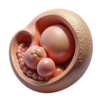 impressive rustic Human Embryo Development Stages Illustration Isolated detailed png