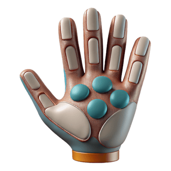 dramatic rustic Human Hand Enhanced with Nanotech Cutout original png