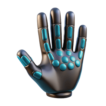 impressive traditional Human Hand Enhanced with Nanotech Cutout professional png