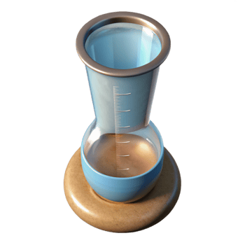 elegant classic Hydrometer in Beaker Transparent Background png