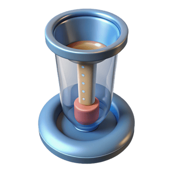 stunning modern Hydrometer in Beaker Transparent Background premium png