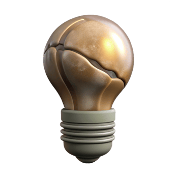 beautiful creative Inherited Knowledge Symbolic Lightbulb Transparent Background genuine png