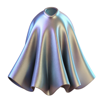 wonderful creative Invisible Cloak Concept Shimmering Outline Cutout detailed png