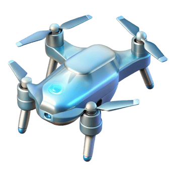 beautiful contemporary Invisible Drone Body Sleek Design Transparent Background high quality png