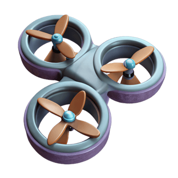impressive modern Invisible Drone Propellers Spinning Cutout professional png