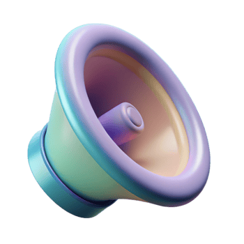 beautiful classic Invisible Speaker Cone Vibrating Transparent Background original png