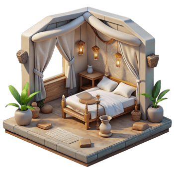impressive classic Isolated Honeymoon Suite Interior png
