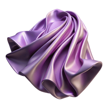 magnificent contemporary Lavender Silk Fabric Ripple Texture Transparent Background professional png