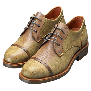 magnificent classic Leather Shoes Lace Up Style Transparent Background high quality png