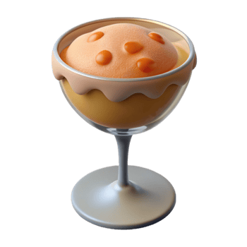 dramatic classic Lecithin Foam in Cocktail Glass Cutout professional png