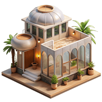 extraordinary vintage Living Architecture Daytime View Transparent Background original png