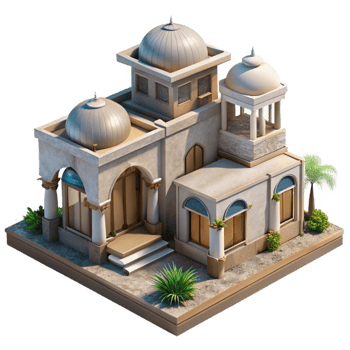 magnificent traditional Living Architecture Daytime View Transparent Background high resolution png