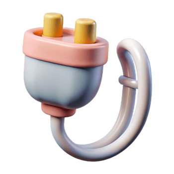 stunning contemporary Living Tech Connector Unplugged Position Transparent Background genuine png