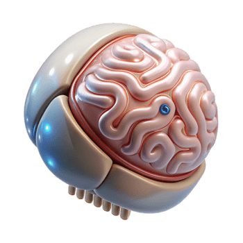 magnificent rustic Living Tech Implant with Biometric Scanner Cutout Element detailed png