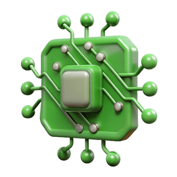 impressive minimalist Living Technology Green Circuitry Isolated Element authentic png