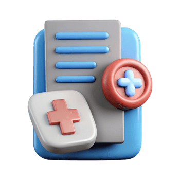 vibrant traditional Medical Billing and Coding Icon Cutout detailed png