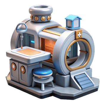 wonderful abstract Medical Bay Cutout with Futuristic Equipment high quality png