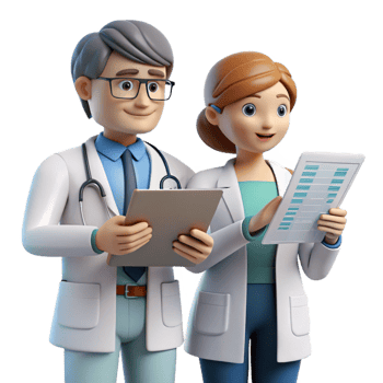 wonderful rustic Medical Professionals Reviewing Data Transparent premium png