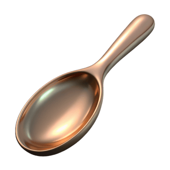 magnificent classic Metal Spoon Polished Finish Cutout original png
