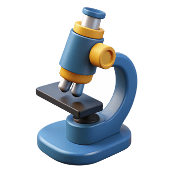 extraordinary vintage Microscope Side View Isolated Element genuine png