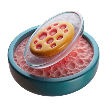 stunning modern Microscope Slide with Mold Sample Isolated detailed png