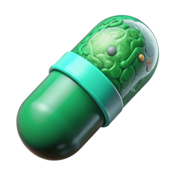 dramatic traditional Mind Preservation Data Green Capsule Isolated genuine png
