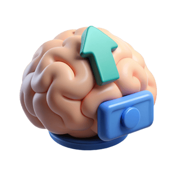 elegant rustic Mind Upload Interface with Progress Indicator Transparent Background detailed png