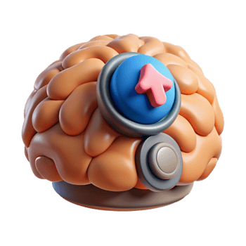 dramatic traditional Mind Upload Interface with Progress Indicator Transparent Background professional png